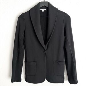 James Perse Women’s Shawl Collar Blazer 2 Black